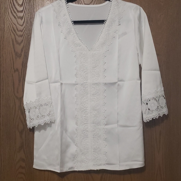 1 S left💌New boutique lace applique top - Picture 11 of 11